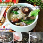 , Canh thịt nấu nấm tươi