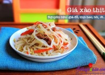 Giá đỗ xào thịt
