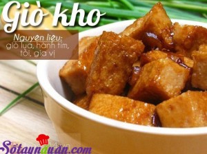 Món ngon cuối tuần, Giò kho đơn giản dễ làm