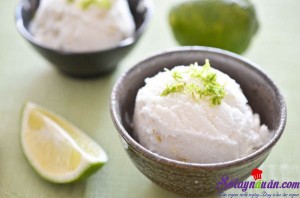Khai vị tráng miệng, Kem chanh dừa mát lạnh