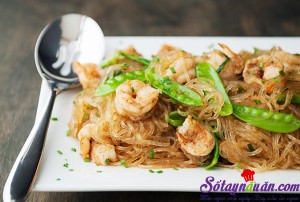 Món ngon cuối tuần, Miến xào tôm nõn