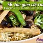 , Mỳ xào giòn rau củ