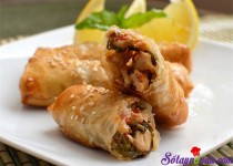 Lạ miệng với cách làm nem gà kiểu Thái