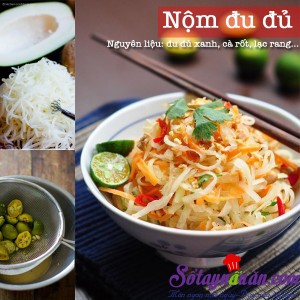 Món ngon cuối tuần, Nộm đu đủ xanh