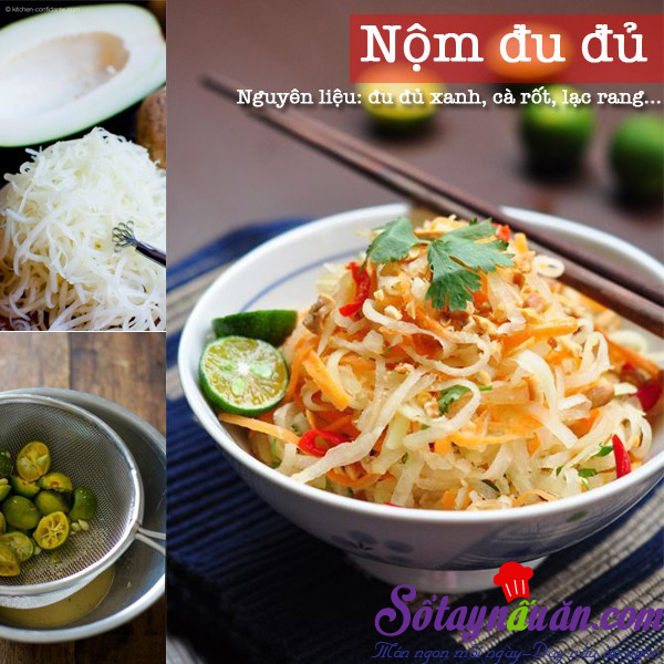 Món ăn Việt Nam, Nộm đu đủ xanh