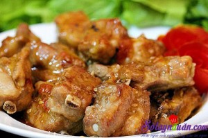 Món ngon cuối tuần, Sườn non sốt me