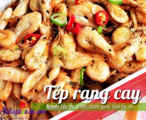 Món rang, Tép rang cay dễ ăn