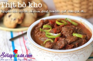 Món ngon cuối tuần, Thịt bò kho thơm phức