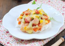 Tự làm cơm theo kiểu pizza