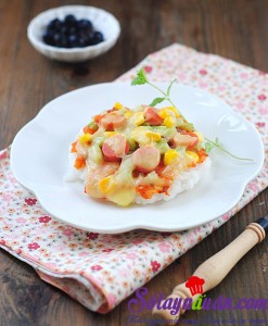 Món ngon cuối tuần, Tự làm cơm theo kiểu pizza