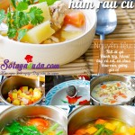 , Canh gà hầm rau củ