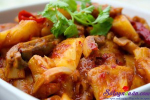 Món ngon cuối tuần, Dạ dày sốt chua ngọt