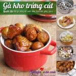 , Gà kho trứng cút đậm đà