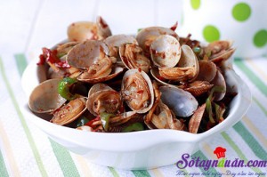 Món ngon cuối tuần, Nghêu xào ớt cay nồng