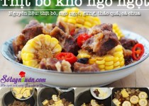 Thịt bò kho ngô ngọt