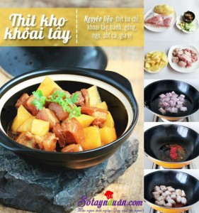 Món ngon cuối tuần, Thịt kho khoai tây