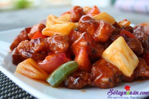 Món ngon cuối tuần, Thịt rán giòn sốt dứa