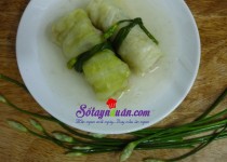 Thịt cuộn bắp cải ngon – dễ làm