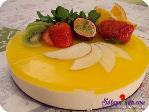 Món ngon cuối tuần, cách làm bánh mousse chanh leo
