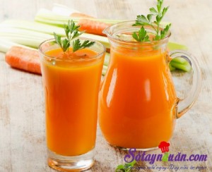 Đồ uống, sinh tố chanh cần tây củ quả