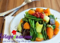 Rau xào củ quả