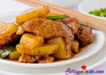 Thịt heo xào khoai tây cực ngon