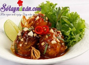 Món ăn Việt Nam, Vịt lộn xào me