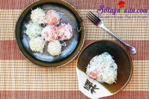 Món ăn Việt Nam, cách làm bánh tằm khoai mì