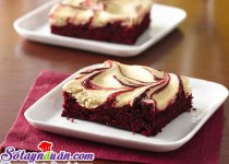 Brownies red velvet mềm ngon quyến rũ