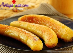 Món nướng, chuối nướng mật ong