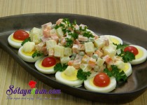 Cách làm salad nga