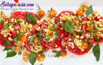 Món salad, salad cà chua ngô ngọt