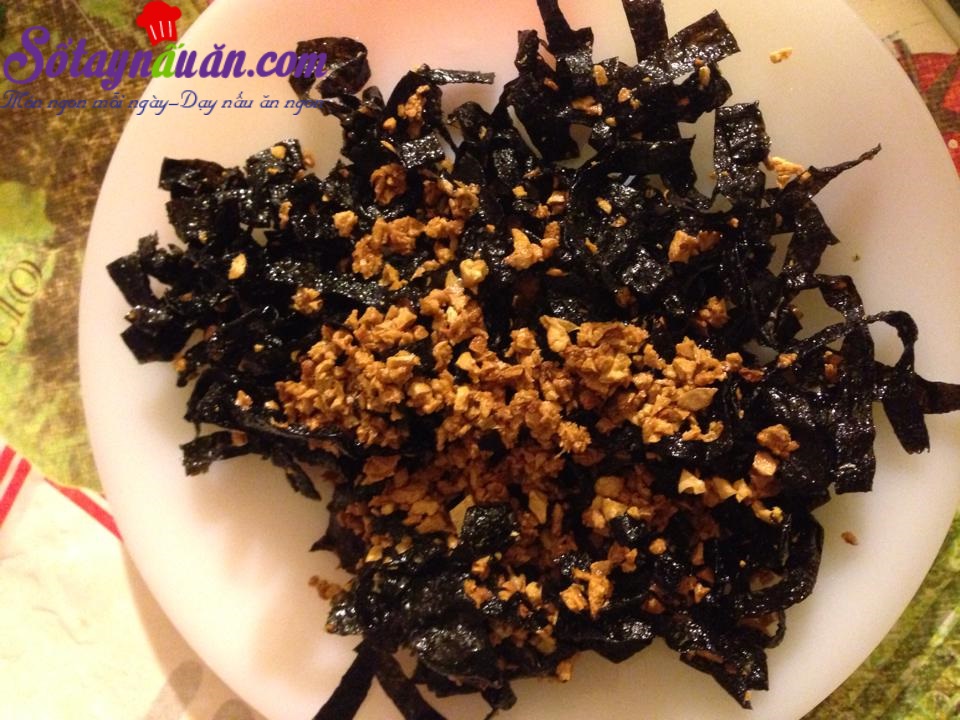 Nhấn vào ảnh để phóng to rong biển cháy tỏi ớt cực hấp dẫn ngày lạnh