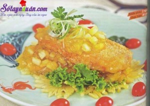 Món ăn Việt Nam, phi lê cá chẽm xốt thơm