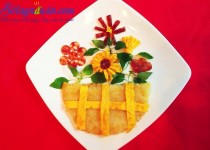 Xôi chiên phồng ấm áp ngày đông