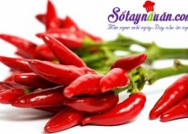 Sử dụng ớt đúng cách