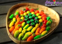 Bánh đậu xanh hoa quả chỉ nhìn đã mê