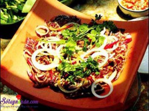 Món ăn Việt Nam, bắp bò sốt cam