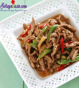 Món ăn Việt Nam, Hướng dẫn cách làm thịt bò xào sả ớt ngon đơn giản