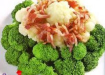 Bông cải sốt nước dừa thơm ngon
