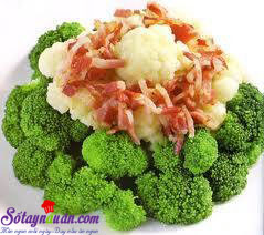 Nấu ăn món ngon mỗi ngày với Bông cải xanh, bông cải sốt nước dừa