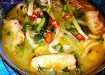 Hướng dẫn cách nấu canh cá dọc mùng ngon