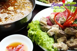 Món ăn Việt Nam, Cách nấu lẩu sườn sụn cho ngày đông thêm ấm áp