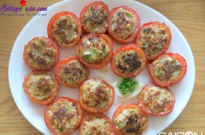 Món ăn miền Nam, cà chua dồn thịt 9