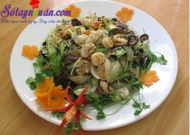 Học cách làm món miến xào hải sản