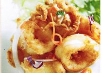 Mực rán giòn sốt mật ong