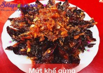 Cách làm mứt khế xào gừng cực ngon