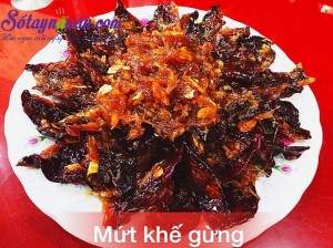 Món ăn Việt Nam, Cách làm mứt khế xào gừng cực ngon