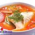 Chào thu với món lẩu cá khoai thơm ngon tuyệt vời, Bí quyết nấu canh cá chua điêu hồng ngon miễn chê