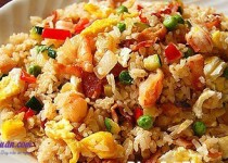 Cách làm cơm chiên ngũ sắc ngon tại nhà